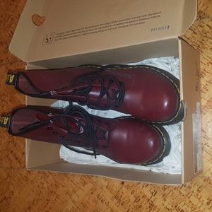 Burgundy Red Doc Martens Size 8